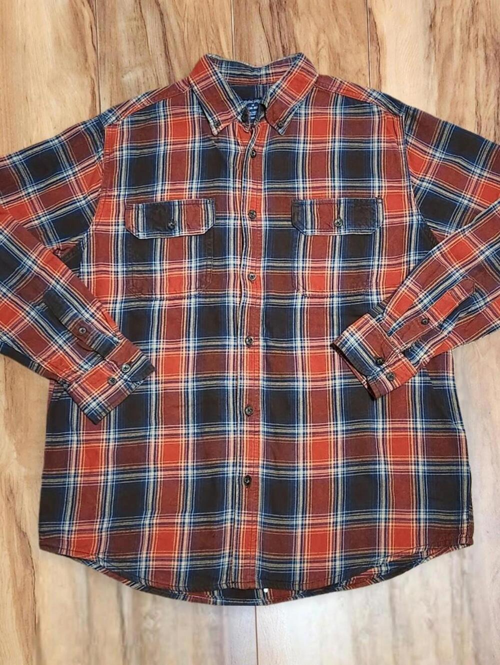 Faded Glory Flannel Shirt Men's M